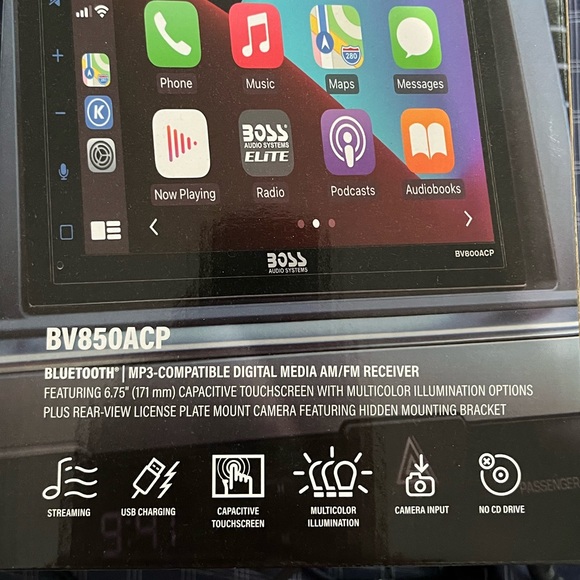 BOSS Audio Systems Multimedia Receiver with Backup Camera - BV850ACP B1 - Picture 5 of 13